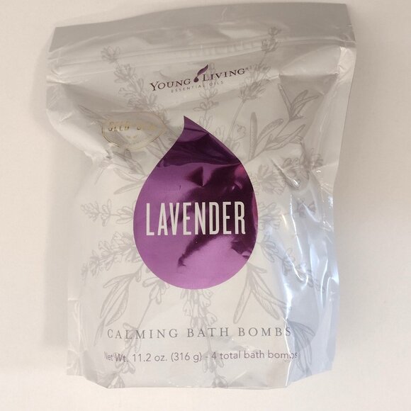 Bath Bombs by Young Living Essential Oils (Lavender)  11.2 oz  (4 in package) - Picture 2 of 6